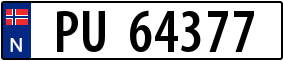 Truck License Plate